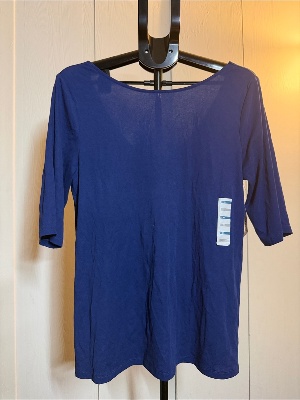 Old Navy Royal Blue Scoop Neck Short Sleeve Top